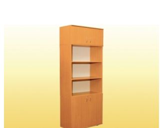 Шафа книжкова МЕБЛІ ВІВАТ, (11156 Б)